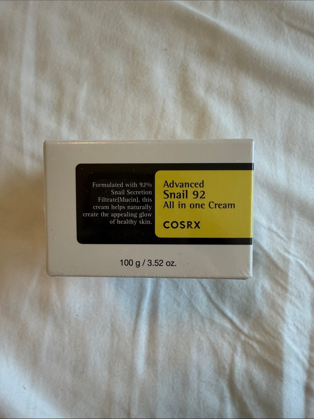 New COSRX Advanced Snail 92 All In One Cream